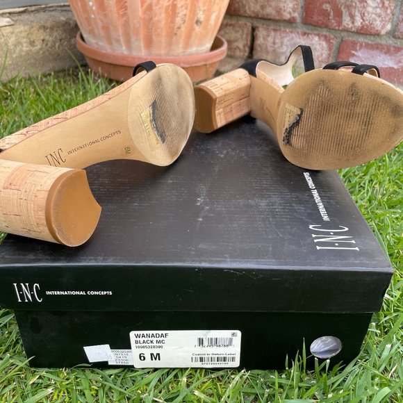 INC International Concepts Women's Wanada Toe-Ring Block-Heel Sandals - Picture 7 of 7